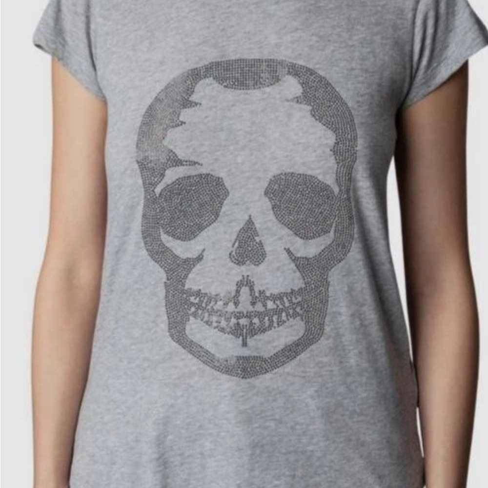 NWT Zadig & Voltaire Heather Gray Tee
